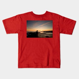 Cullercoats Lifeboat Station Sunrise Kids T-Shirt